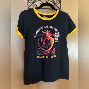 Mulan Mushu Dragon Not Lizard Graphic T-Shirt Medium NWOT